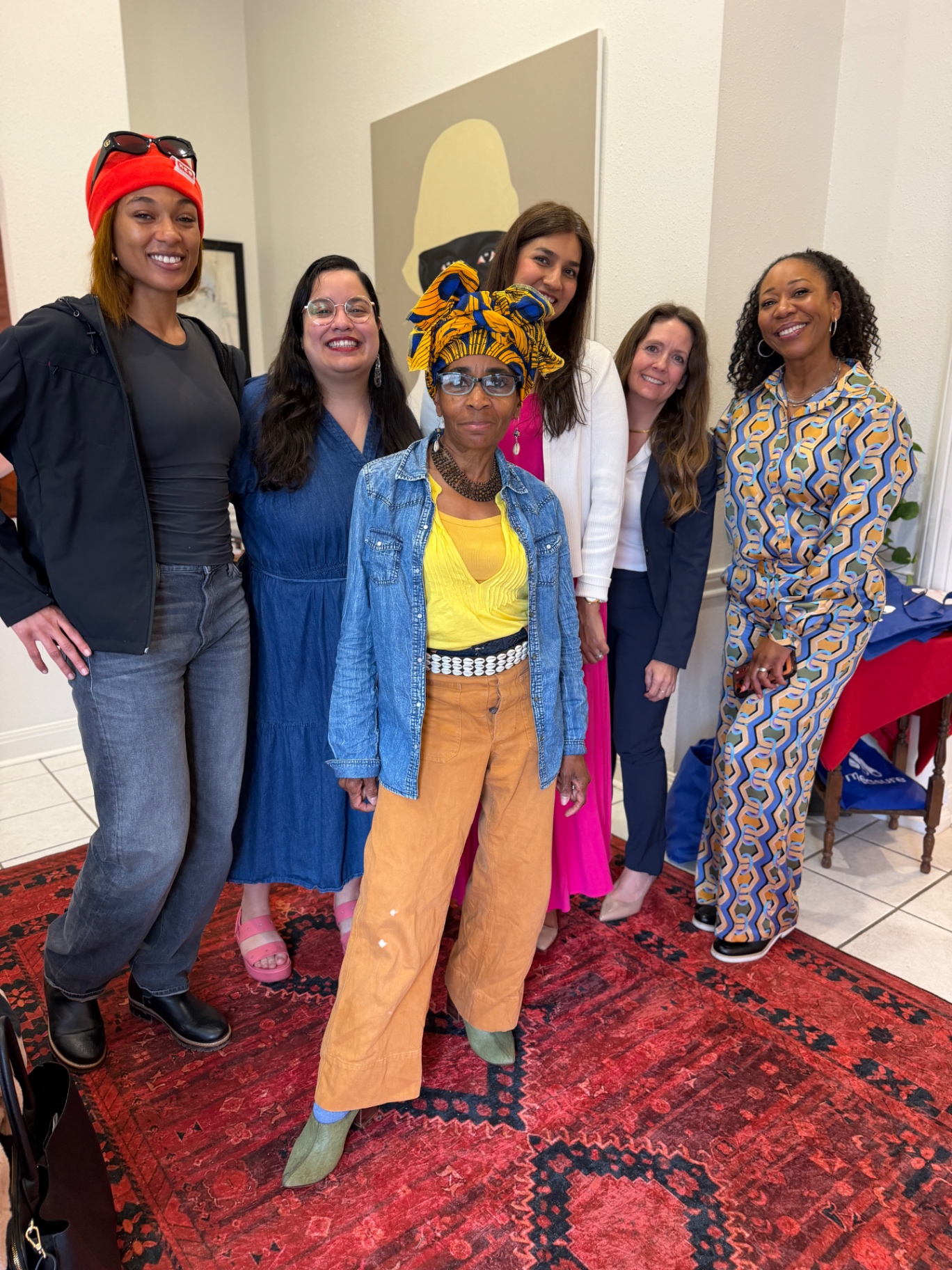 Measure team and community members gathered at a Liberation & Healing event